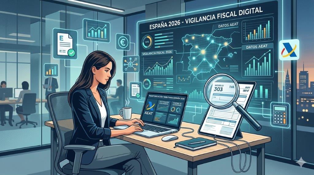 Cómo nos vigila Hacienda (AEAT) durante 2026: claves reales para autónomos y pequeños negocios